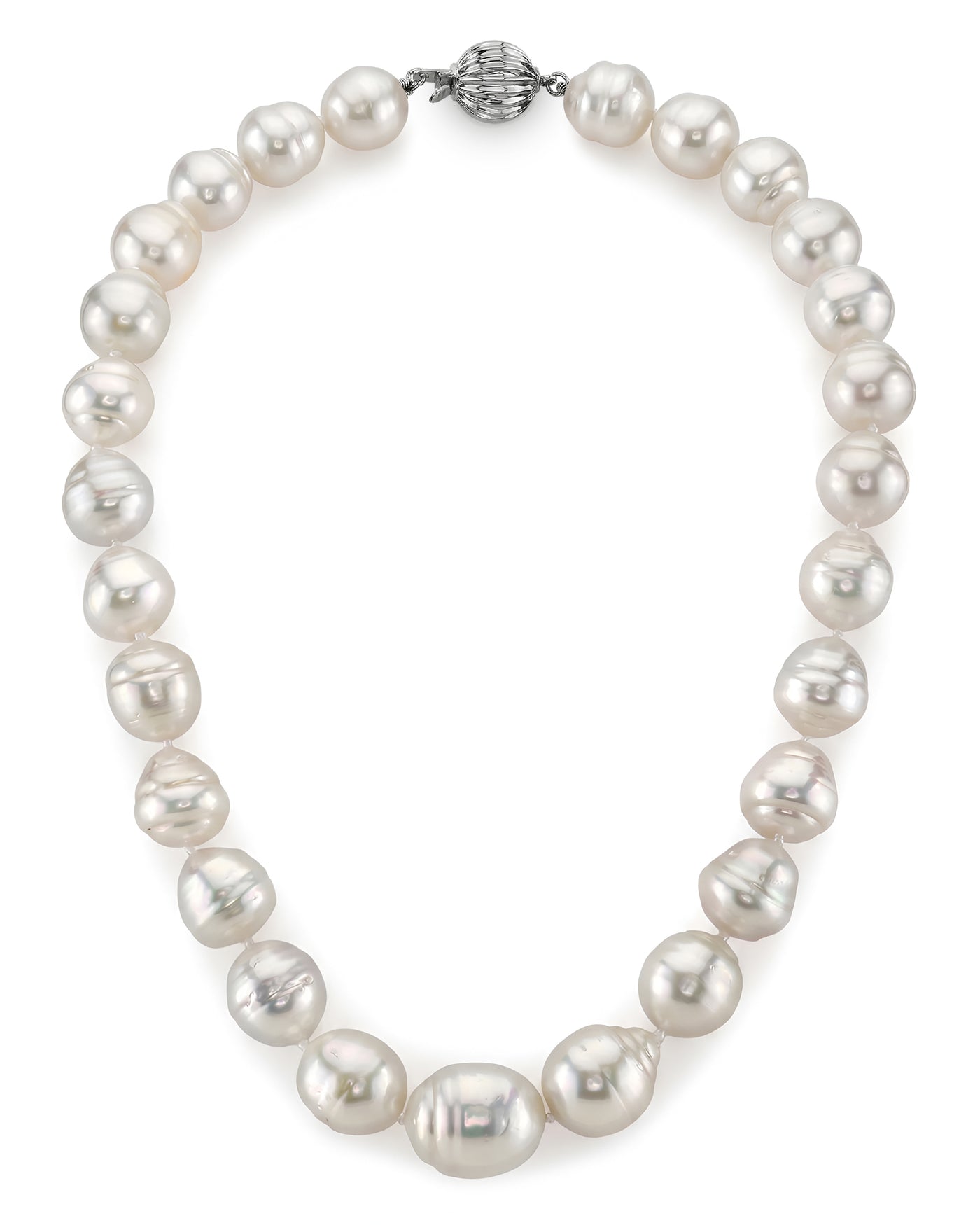 White South Sea Baroque Pearl Necklace, 13.0-17.0mm