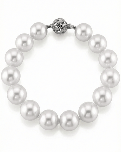 White South Sea Pearl Bracelet, 11.0-12.0mm - AAAA Quality