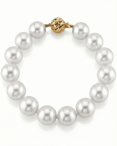 White South Sea Pearl Bracelet, 11.0-12.0mm - AAAA Quality