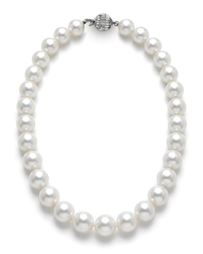 White South Sea Pearl Necklace, 12.0-14.0mm - AAA Quality