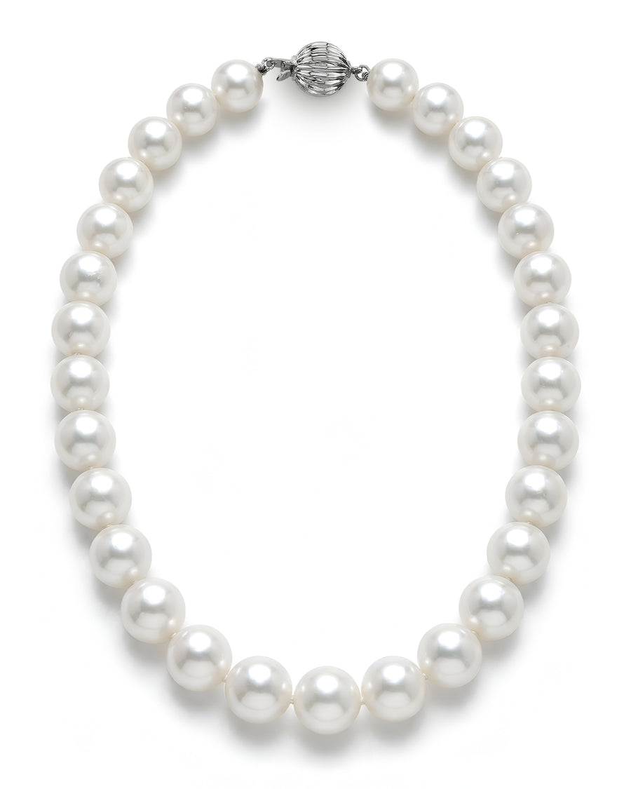 White South Sea Pearl Necklace, 12.0-14.0mm - AAA Quality