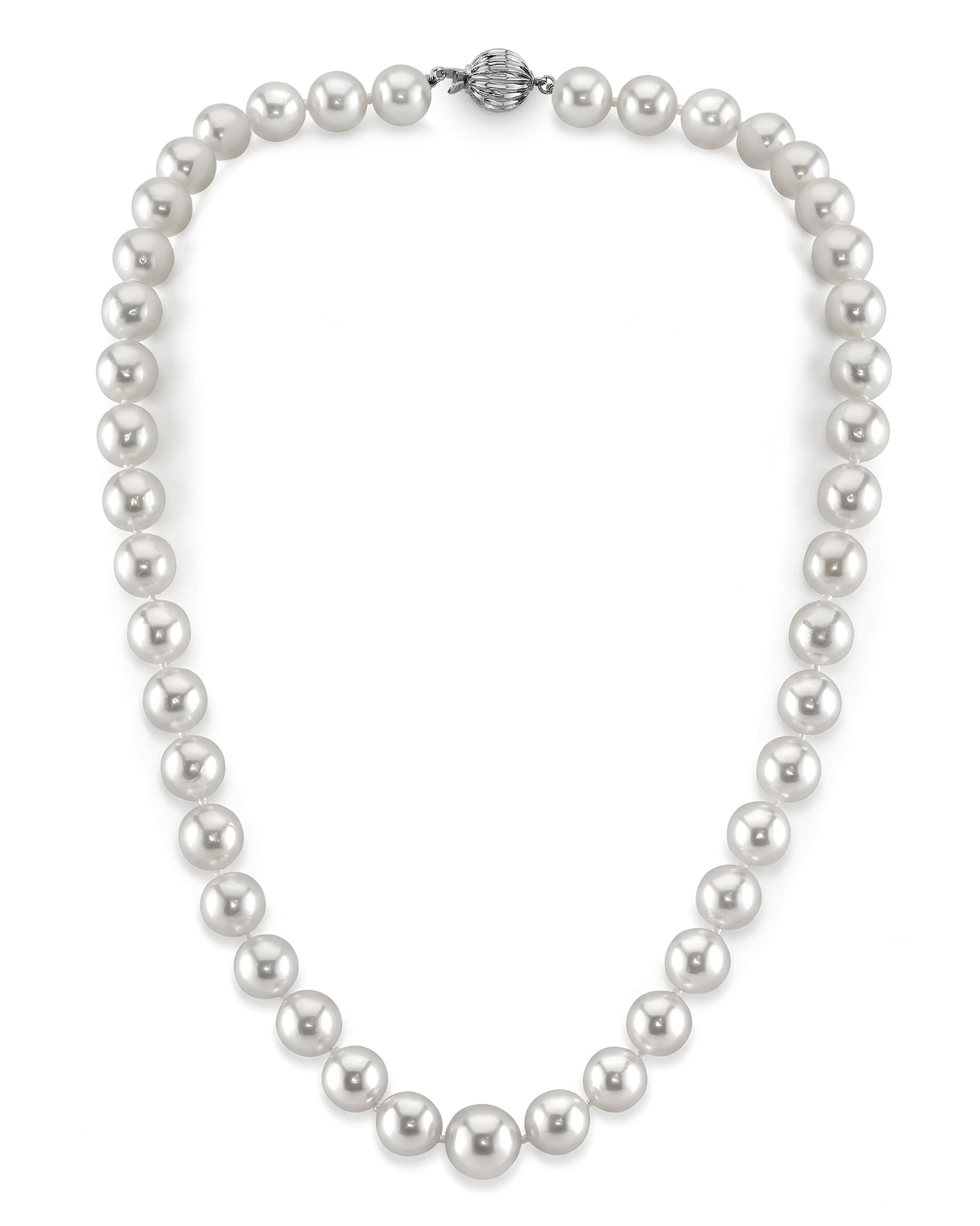 White South Sea Pearl Necklace, 8.0-10.0mm - AAA Quality