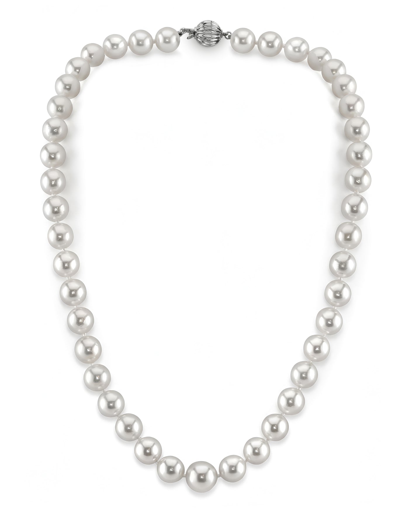 White South Sea Pearl Necklace, 8.0-10.0mm - AAA Quality