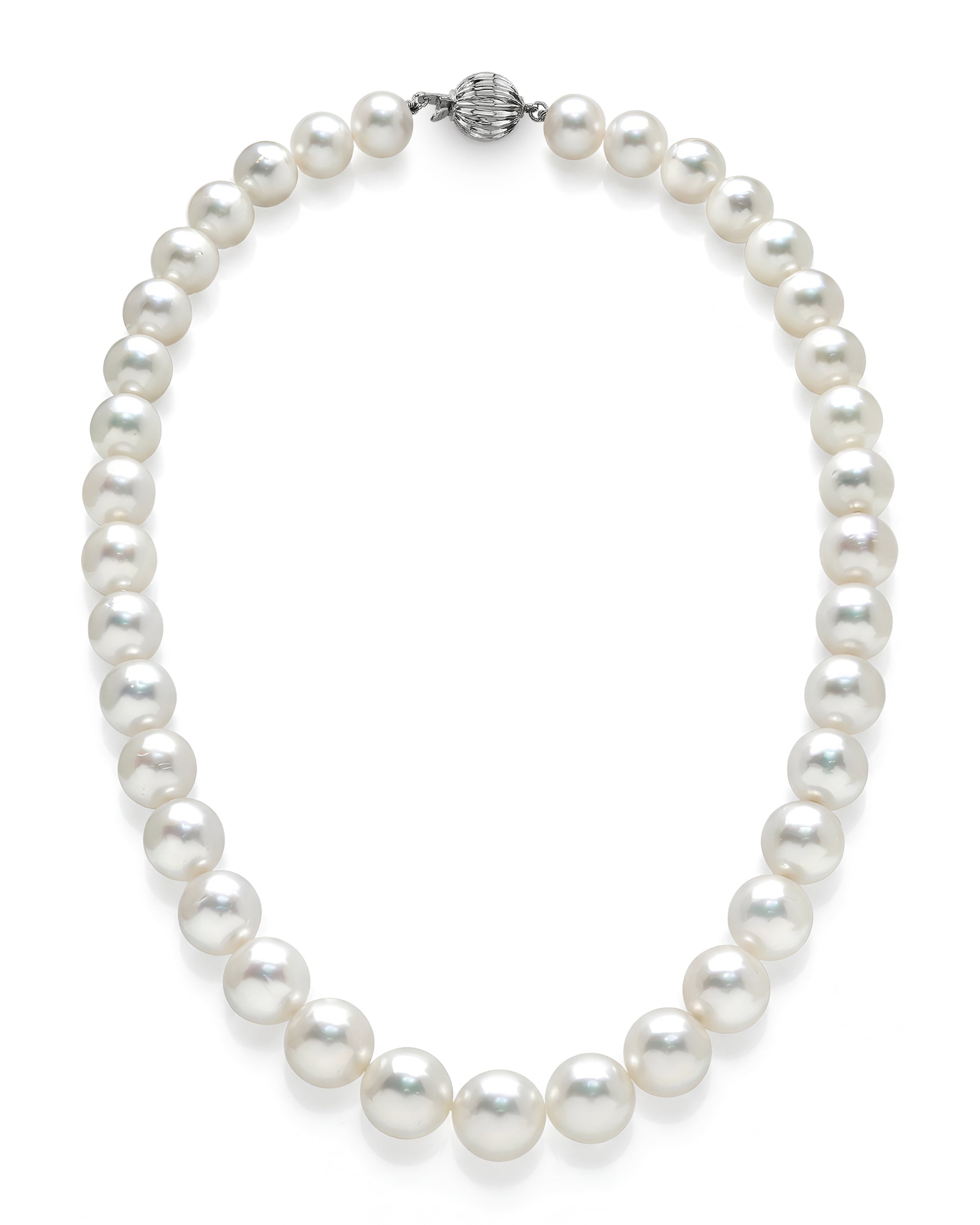 White South Sea Pearl Necklace, 9.0-11.0mm - AAAA Quality