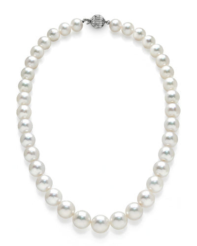 White South Sea Pearl Necklace, 9.0-11.0mm - AAAA Quality