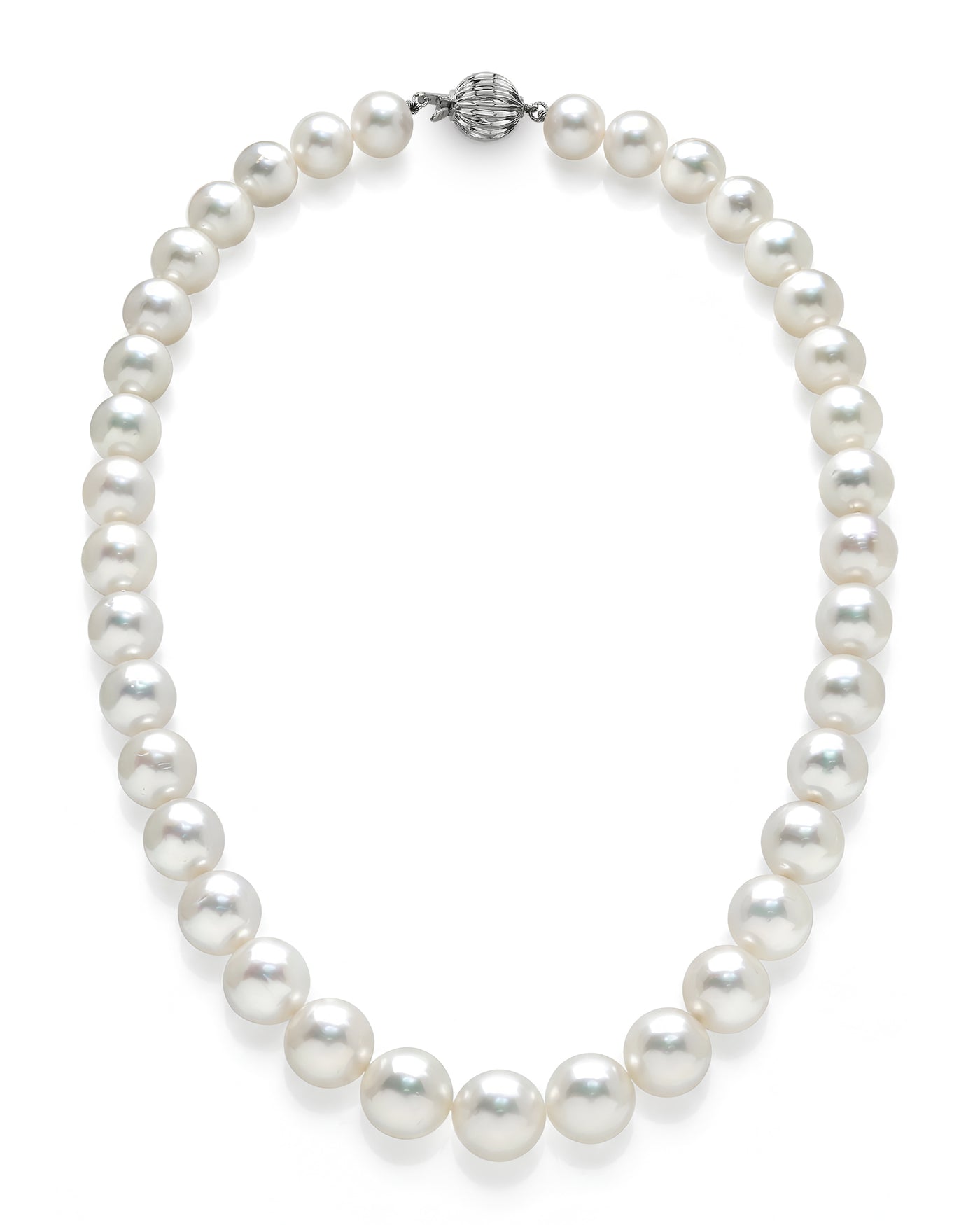 White South Sea Pearl Necklace, 9.0-11.0mm - AAAA Quality