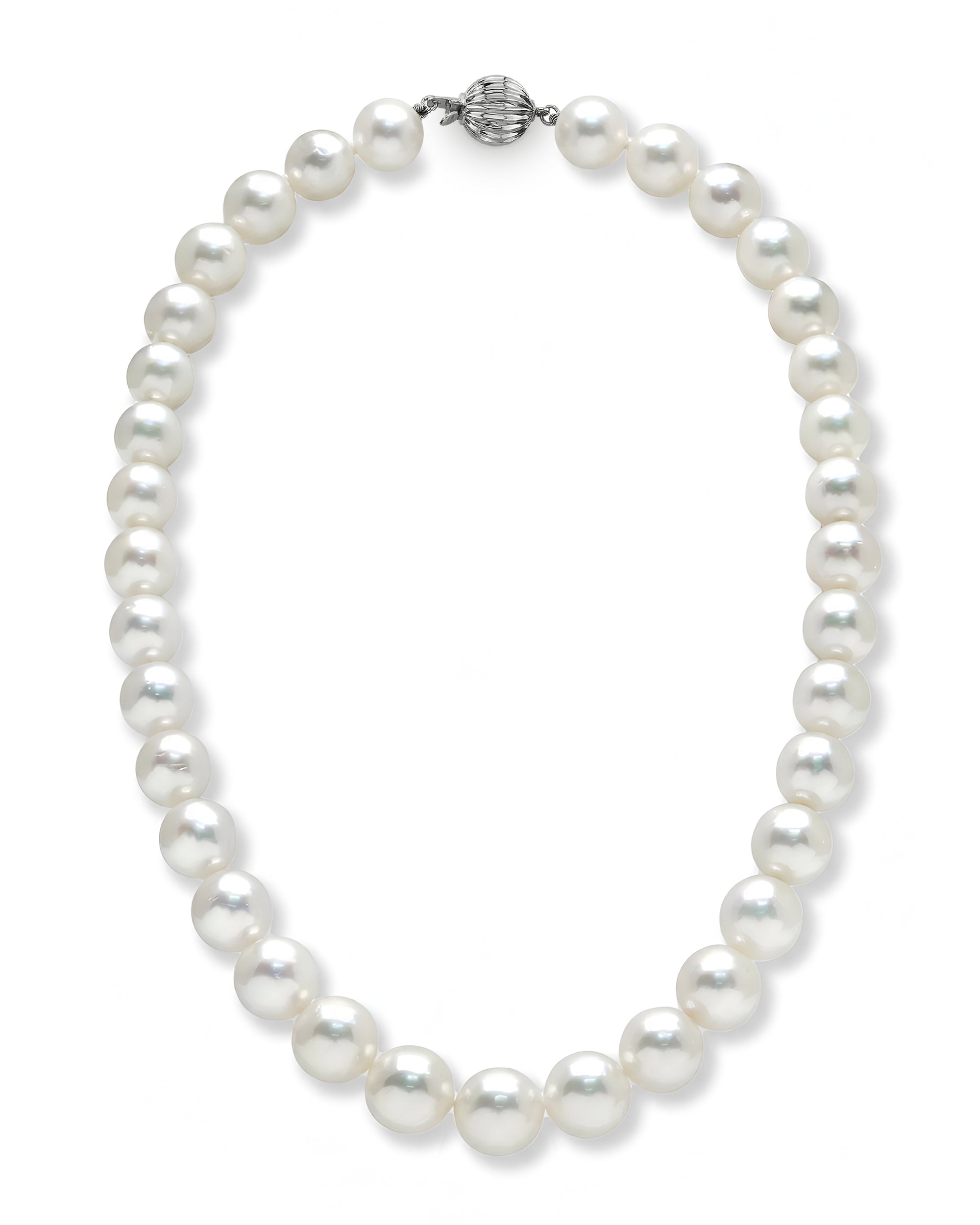 White South Sea Pearl Necklace, 9.0-11.0mm - AAA Quality