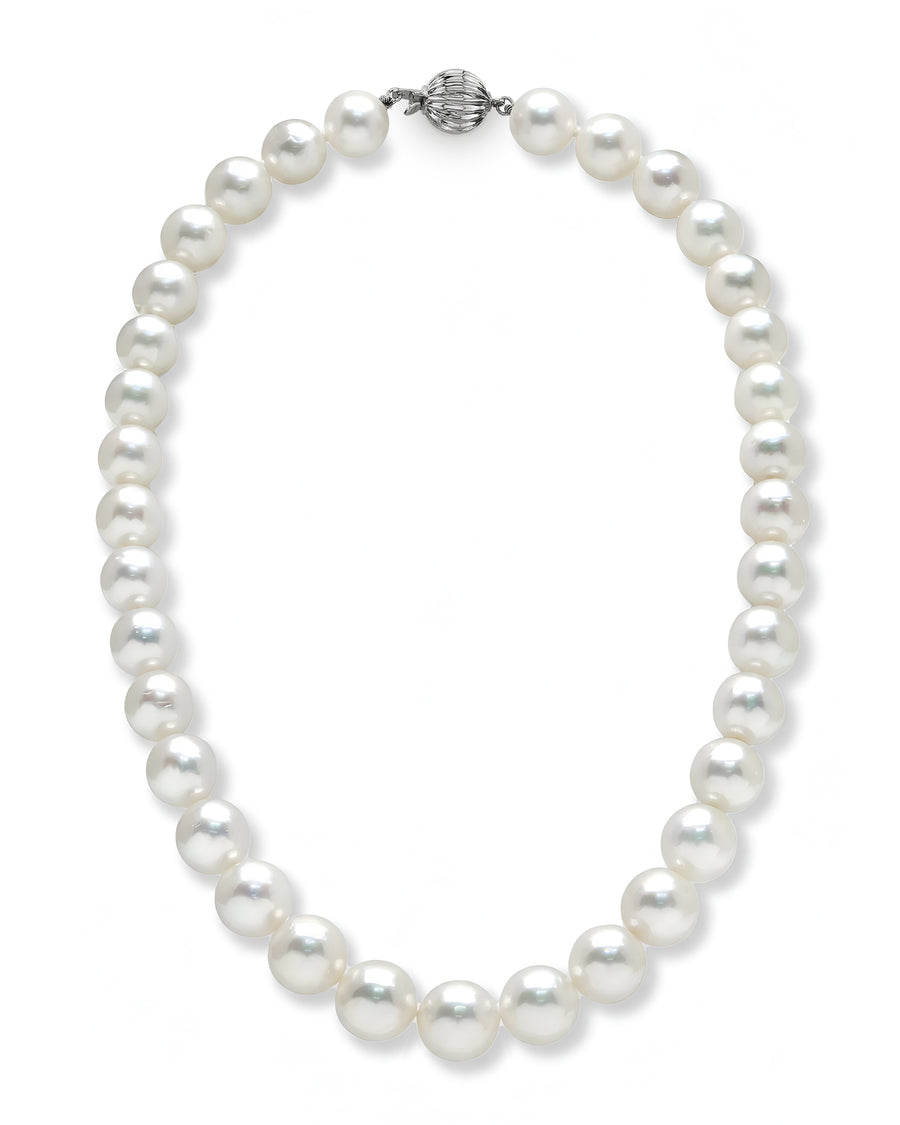 White South Sea Pearl Necklace, 9.0-11.0mm - AAA Quality
