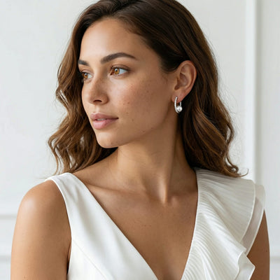 Akoya Pearl & Diamond Eliza Drop Earrings