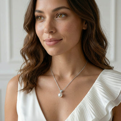Akoya Pearl & Diamond Lev Pendant