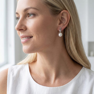 Akoya Pearl & Diamond Lois Earrings