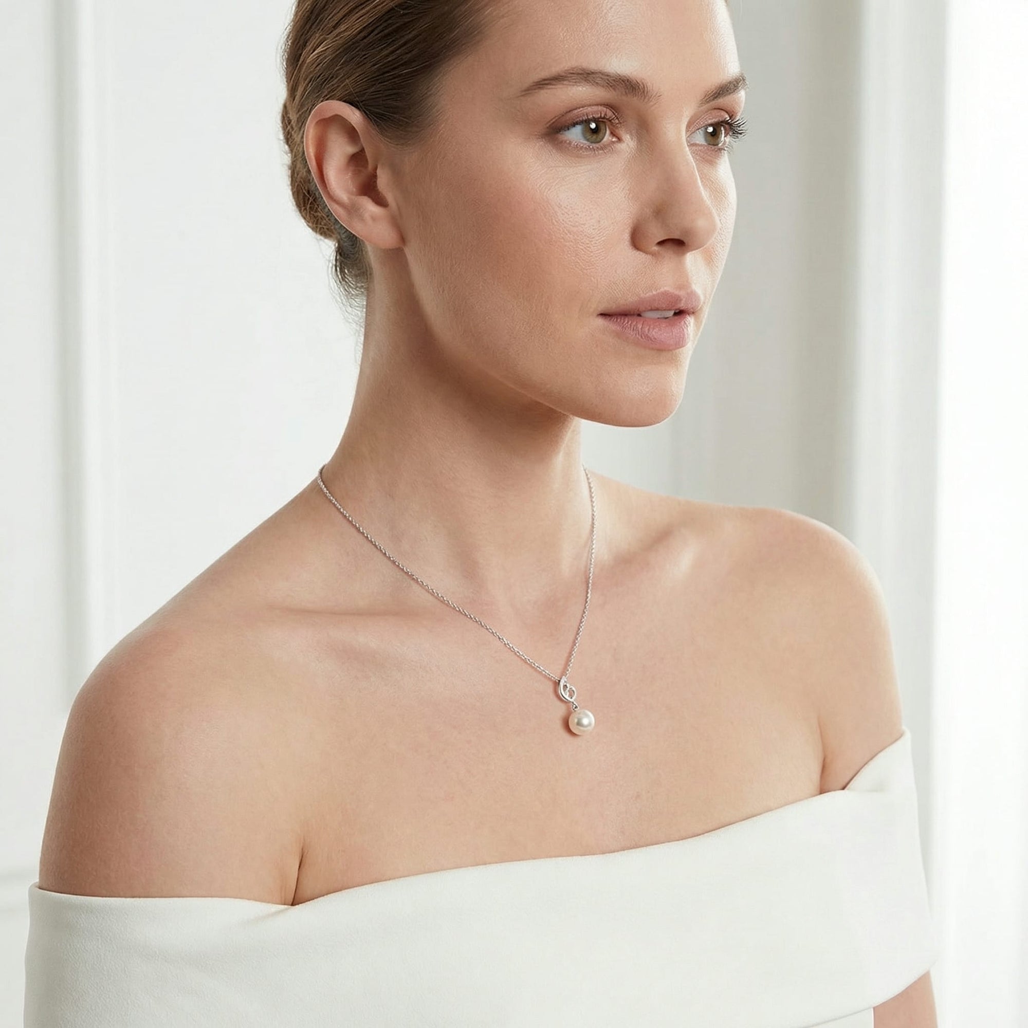 Akoya Pearl & Diamond Symphony Pendant- Choose Your Pearl Color