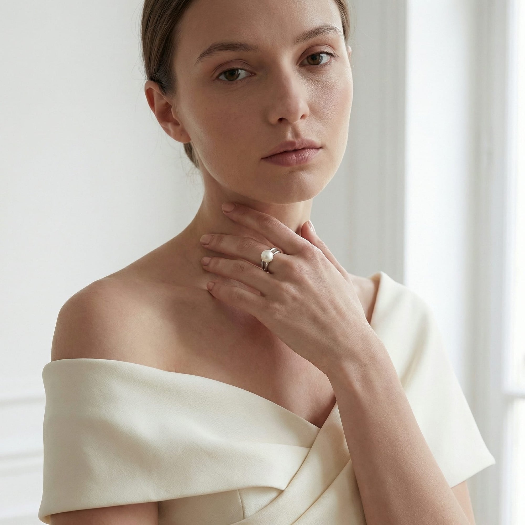 Akoya Pearl Lana Ring