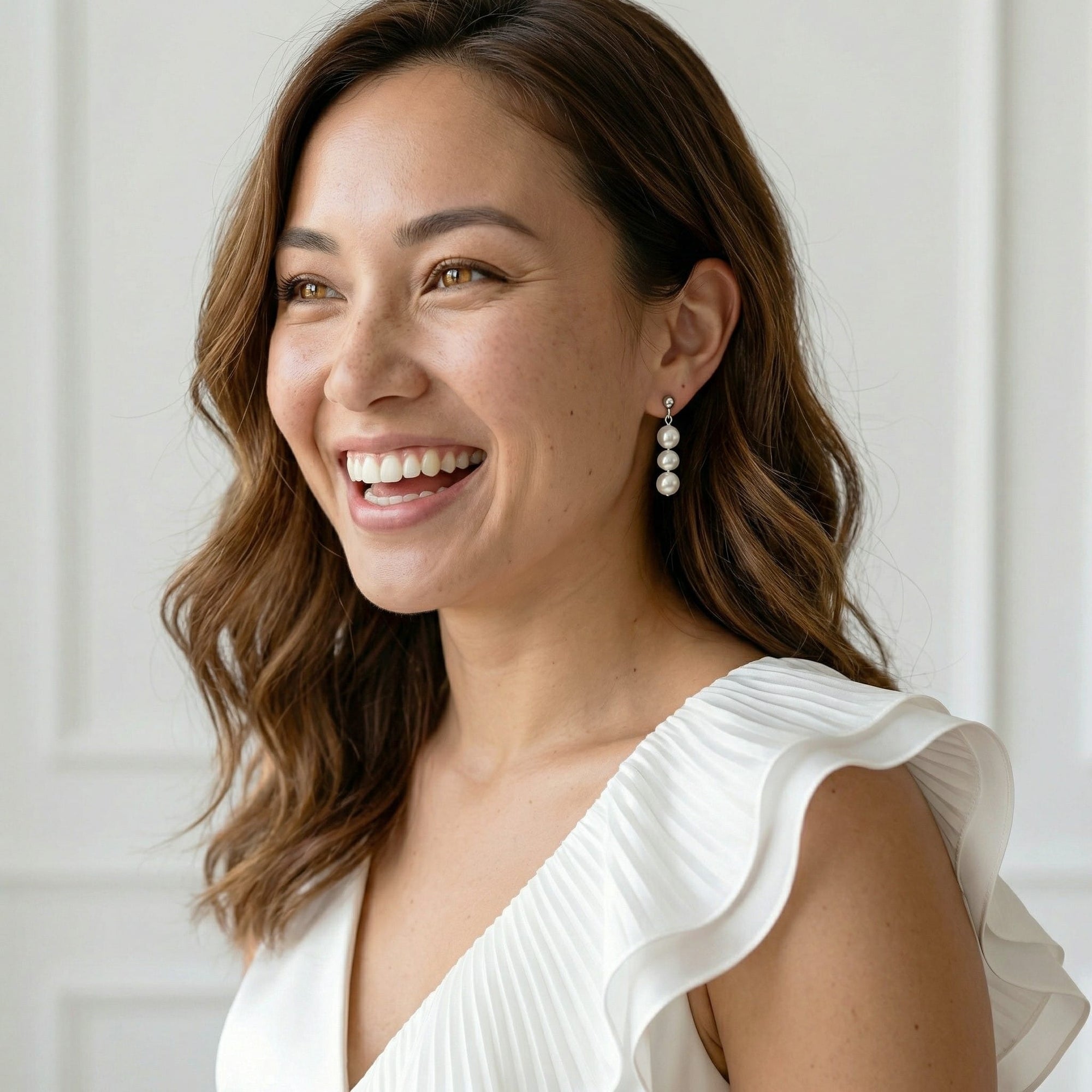 Japanese Akoya Pearl Celeste Earrings
