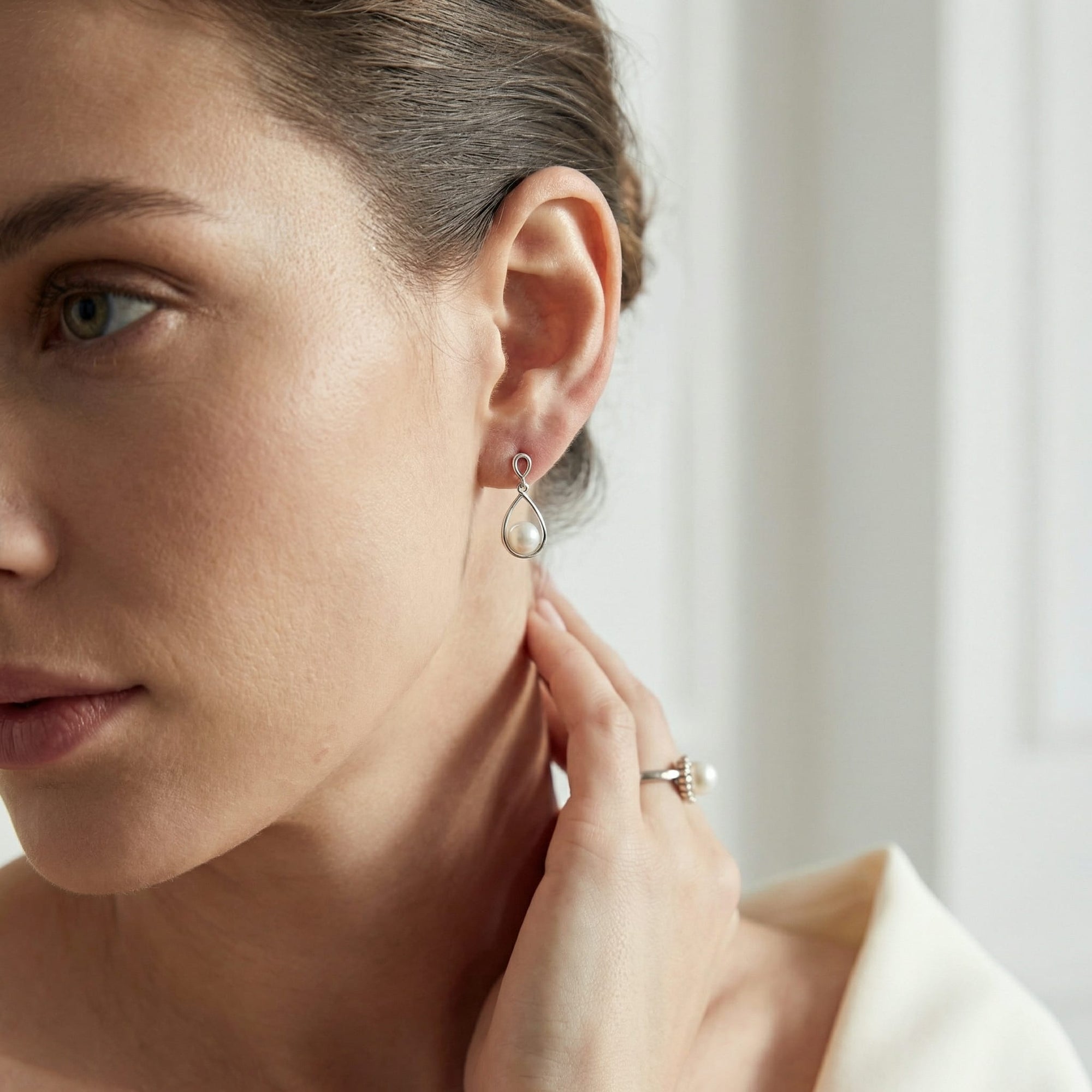 Japanese Akoya Pearl Darling Dangle Earrings