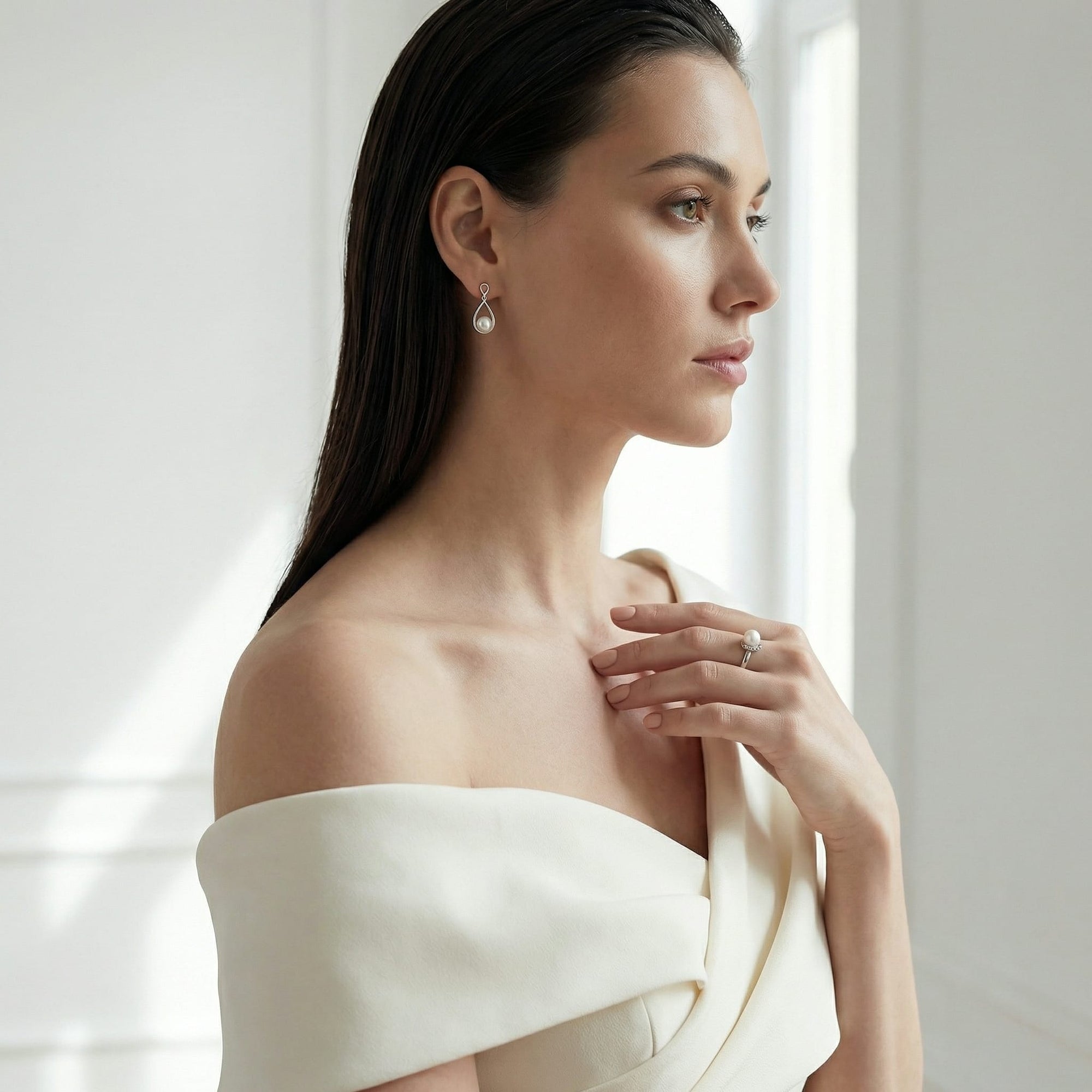 Japanese Akoya Pearl Darling Dangle Earrings