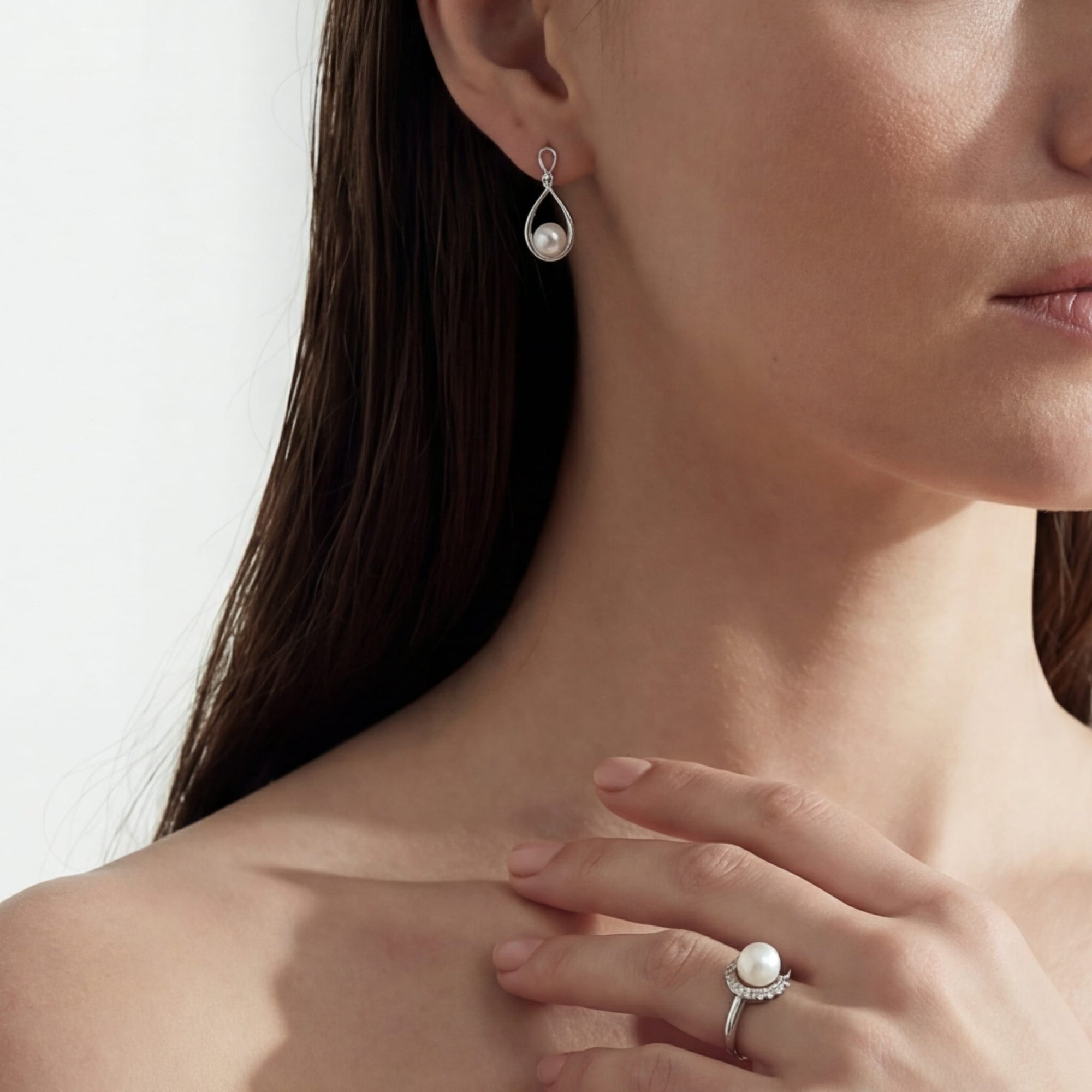 Japanese Akoya Pearl Darling Dangle Earrings