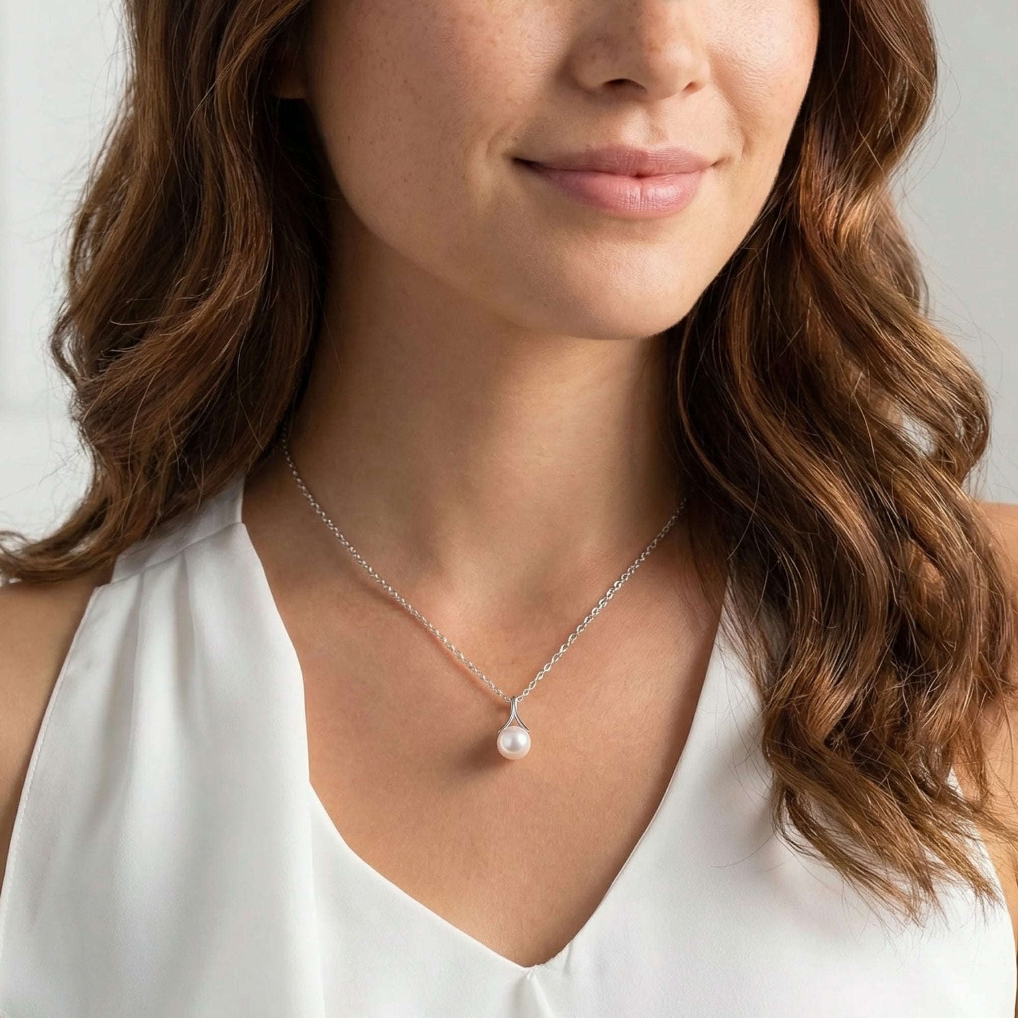 Japanese Akoya Pearl Wren Pendant