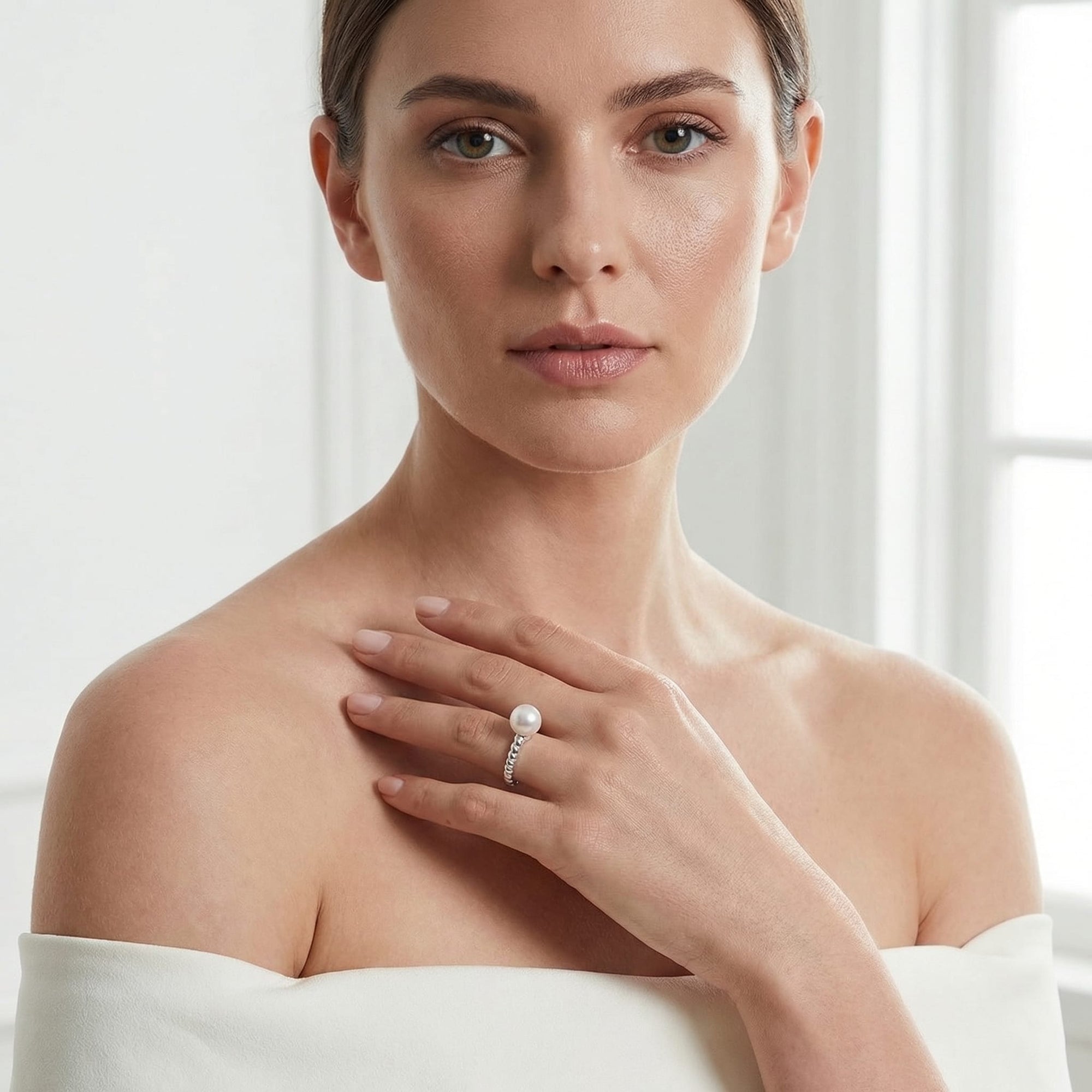 Japanese Akoya Pearl Terrie Ring