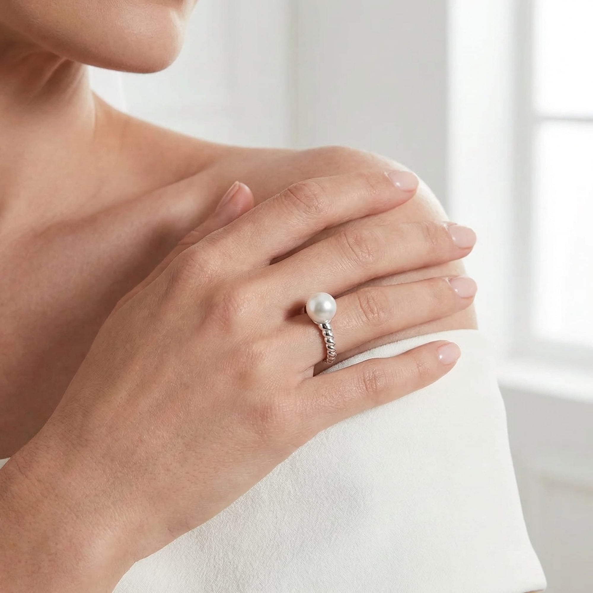 Japanese Akoya Pearl Terrie Ring