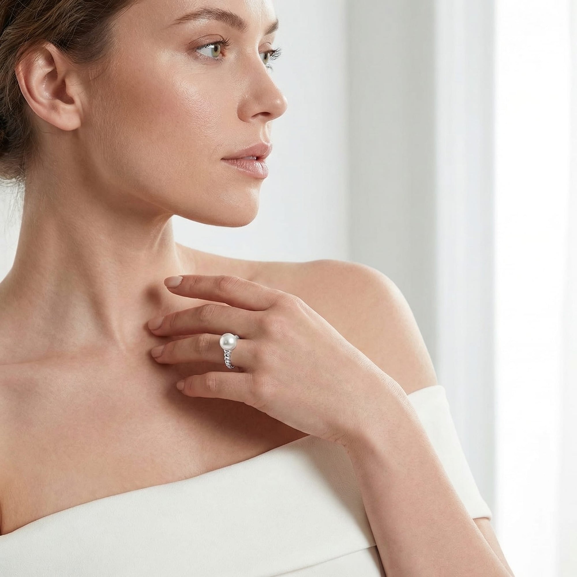 Japanese Akoya Pearl Terrie Ring