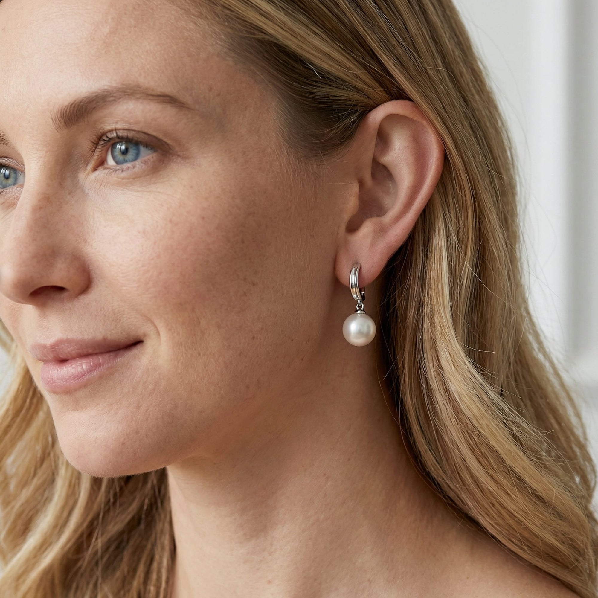 Japanese Akoya White Sally Earrings