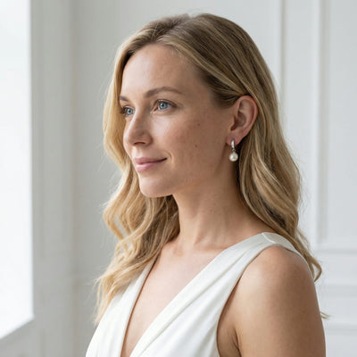 Japanese Akoya White Sally Earrings