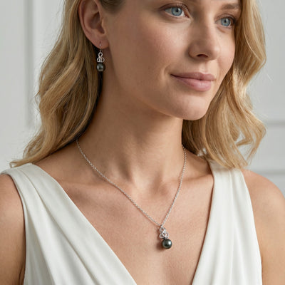 Black Tahitian Pearl Arrakis Pendant