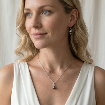 Black Tahitian Pearl Arrakis Pendant