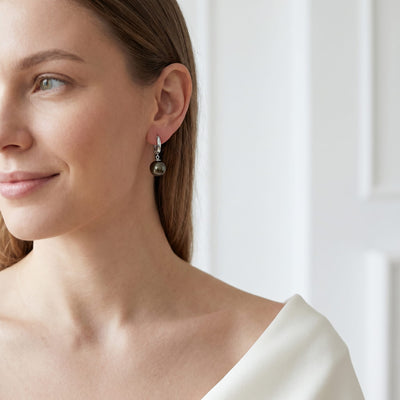 Tahitian South Sea Pearl Mary Earrings