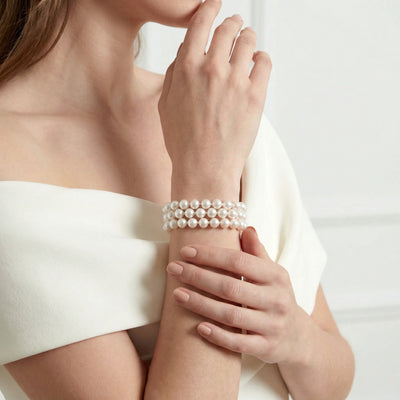 Triple Akoya Pearl Bracelet