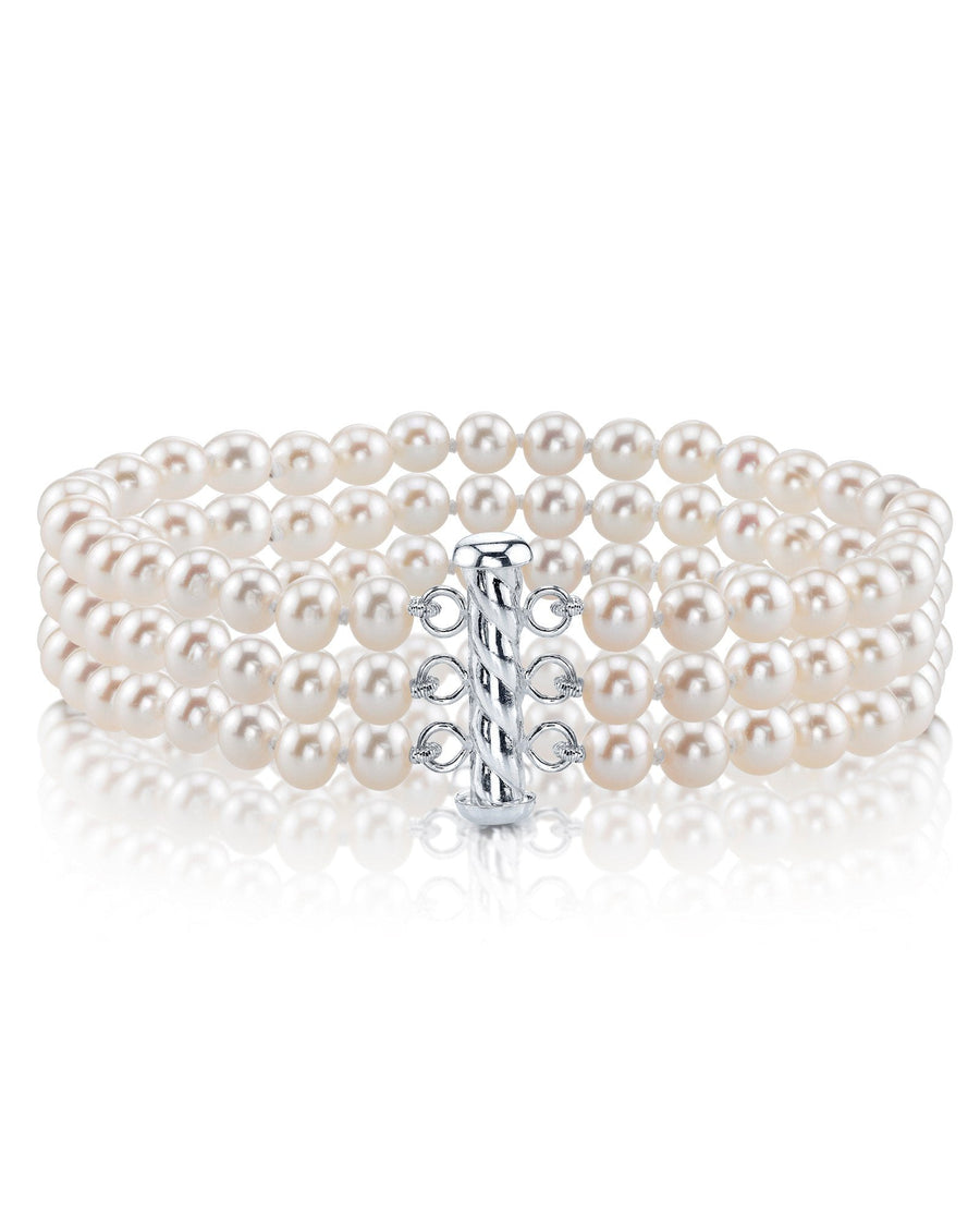 Triple Akoya Pearl Bracelet