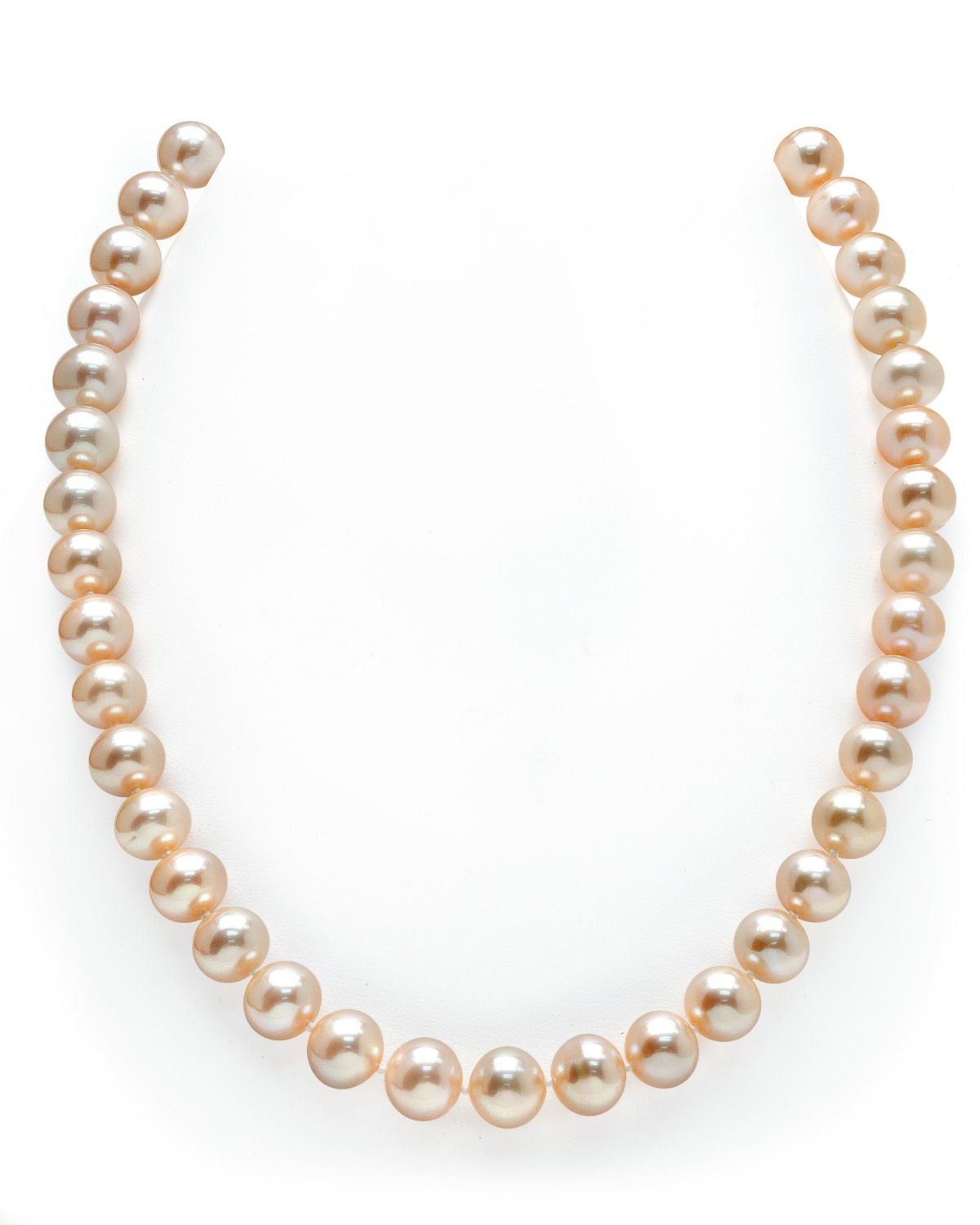 20 inch cultured pearl strand necklace 7-7.5mm round cream 14k white g –  Finer Jewelry, Inc.