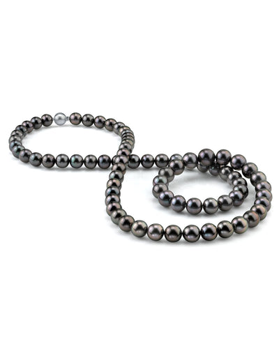 Opera Length 8-9mm Tahitian South Sea Pearl Necklace - AAAA Quality
