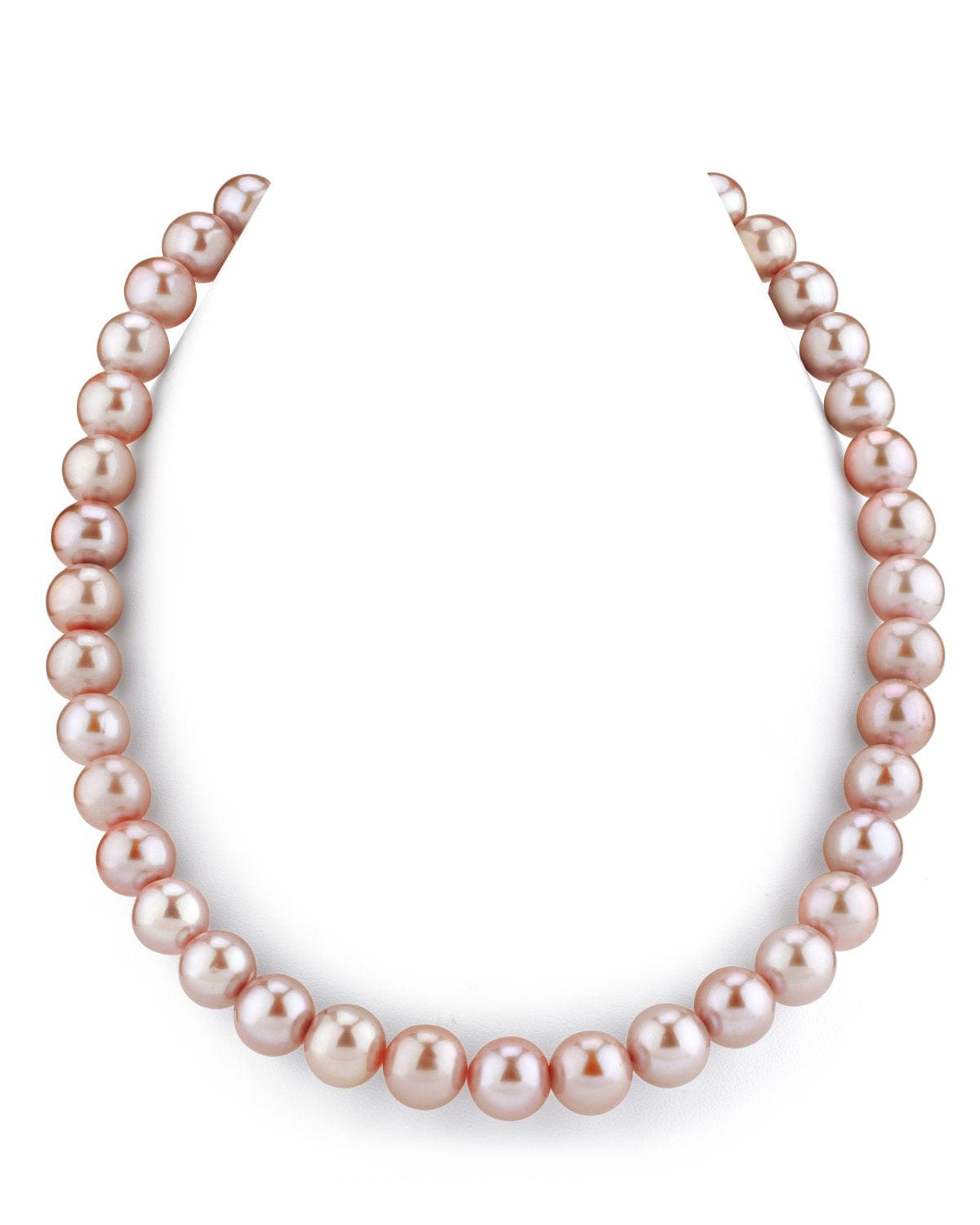 10.5-11.5mm Pink Freshwater Pearl Necklace - AAA Quality