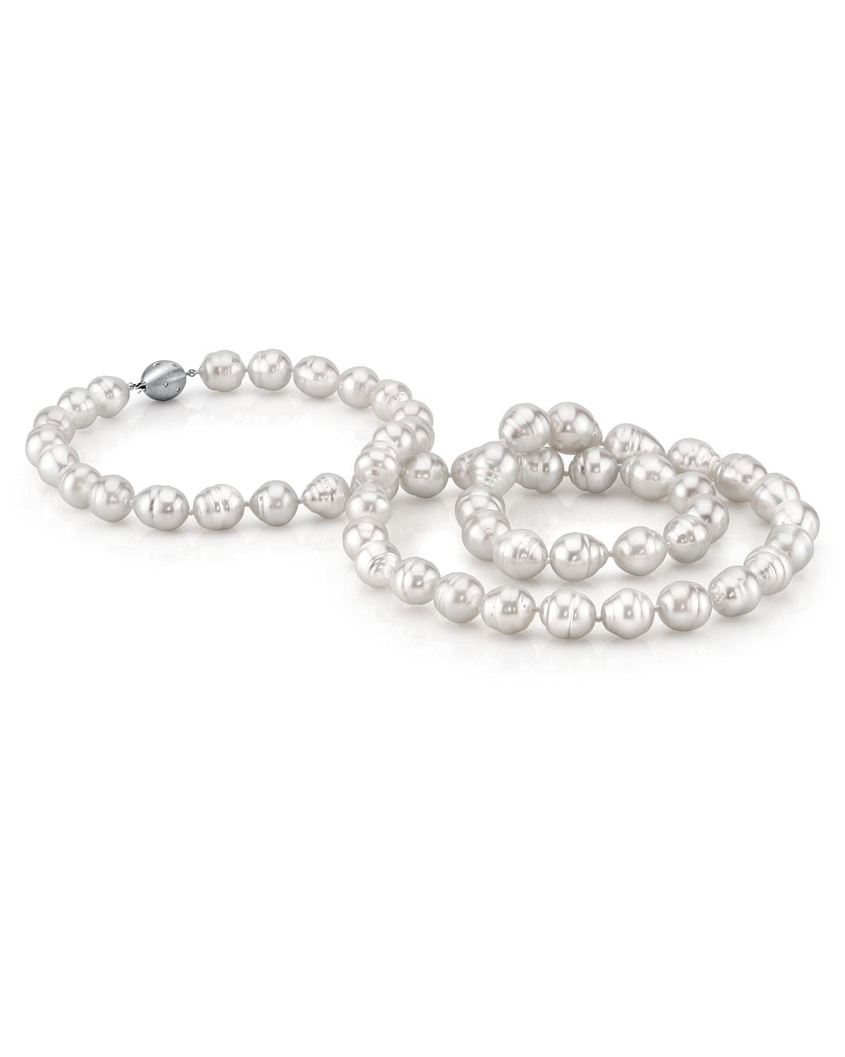 White South Sea Baroque Pearl Necklace, 12.0-14.0mm