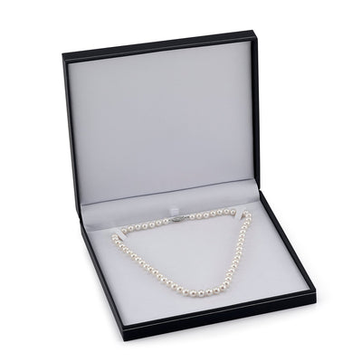 7.0-7.5mm Opera Length Freshwater Pearl Necklace- AAA Quality - Third Image