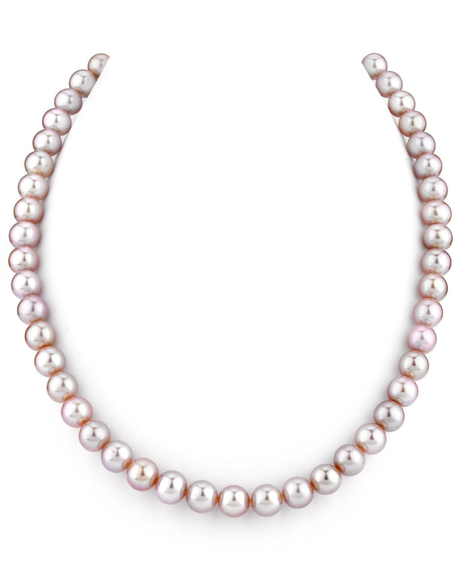 7.0-7.5mm Pink Freshwater Pearl Choker Length Necklace