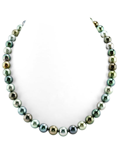 8-10mm Tahitian South Sea Multicolor Pearl Necklace