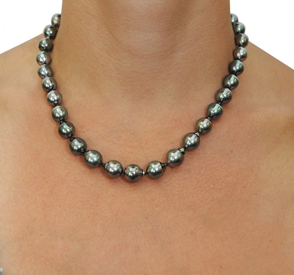 Tamure Tahitian Pearl Necklace – LeMana Perles