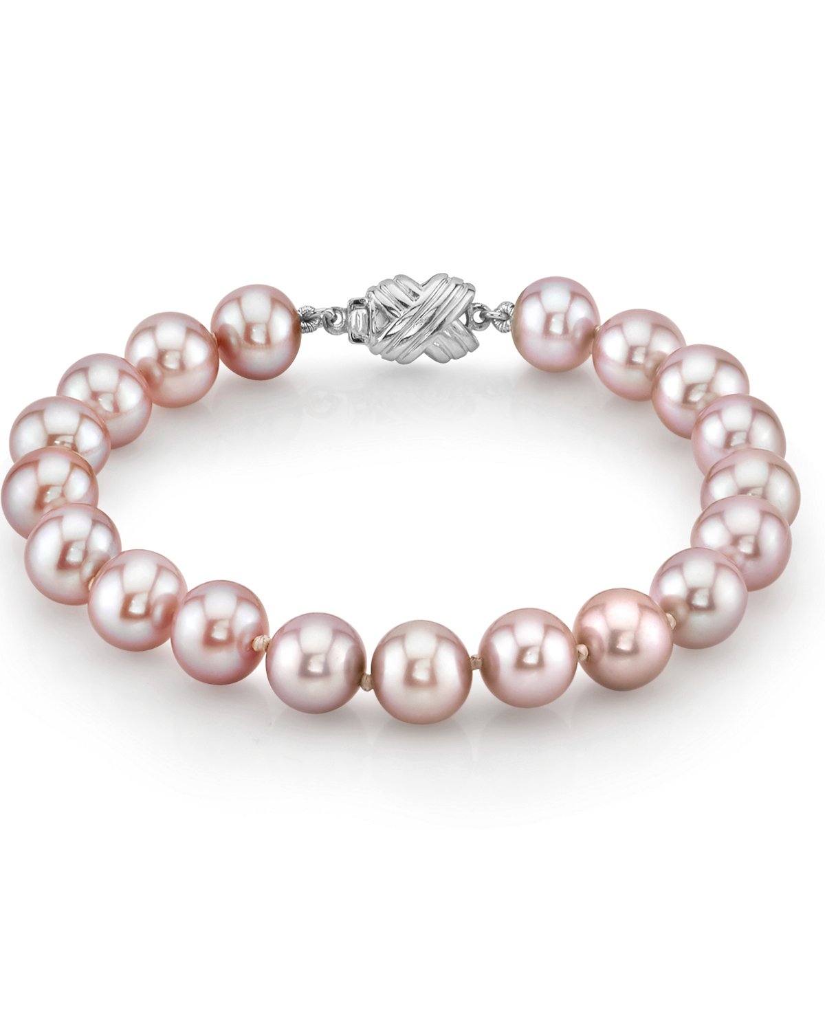 Regal  Subtle 45mm Lavender Oval Pearls Bracelet  Pure Pearls