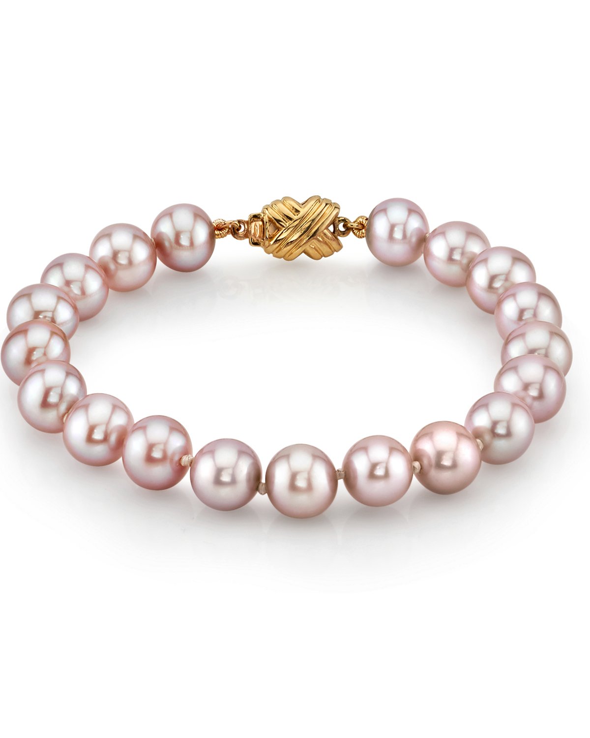 7.0-7.5mm Pink Freshwater Pearl Bracelet - AAAA Quality - Third Image
