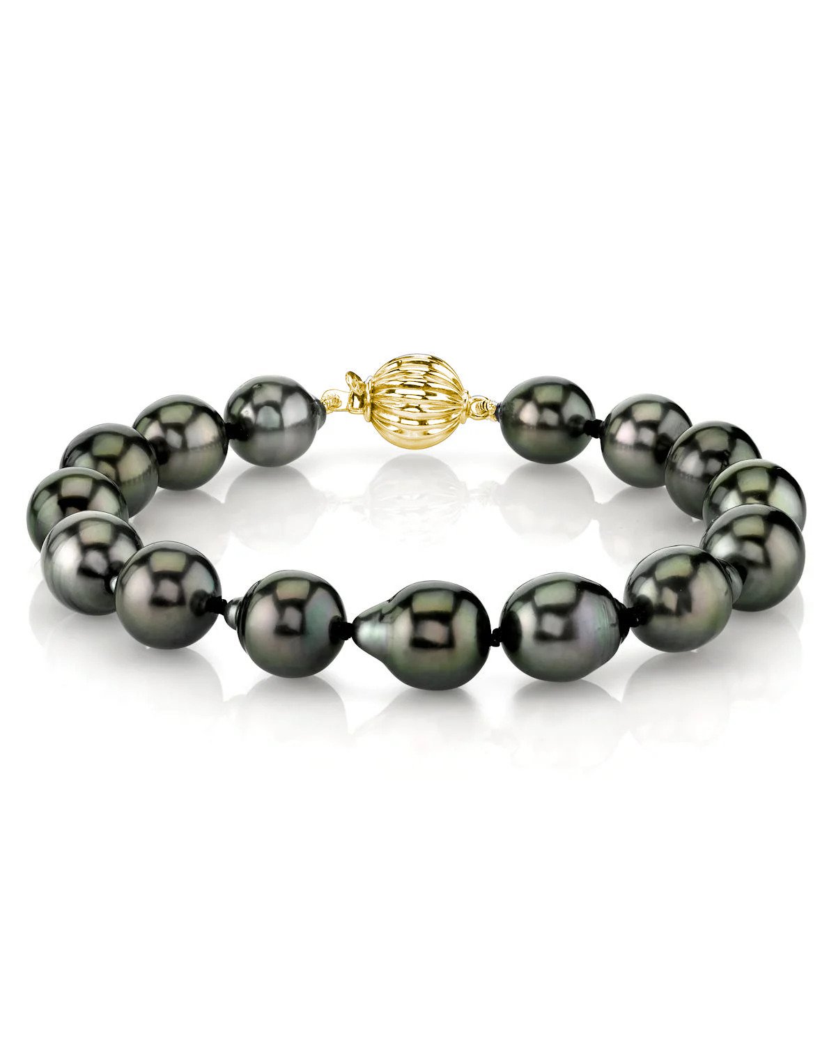 Tahitian South Sea Drop Pearl Bracelet- Select Your Size - AAA Quality - Secondary Image