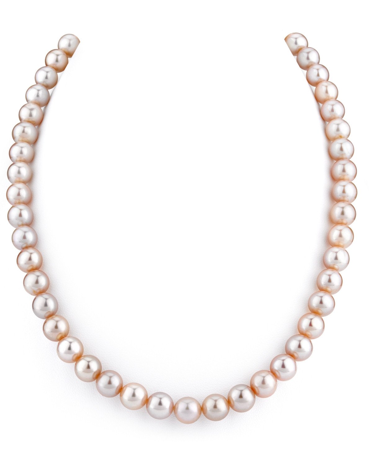 Gray Freshwater Pearl Necklace | Silver Pearl Necklace – Miraya DesignZ