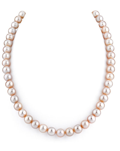 8.0-8.5mm Pink Freshwater Pearl Necklace - AAA Quality