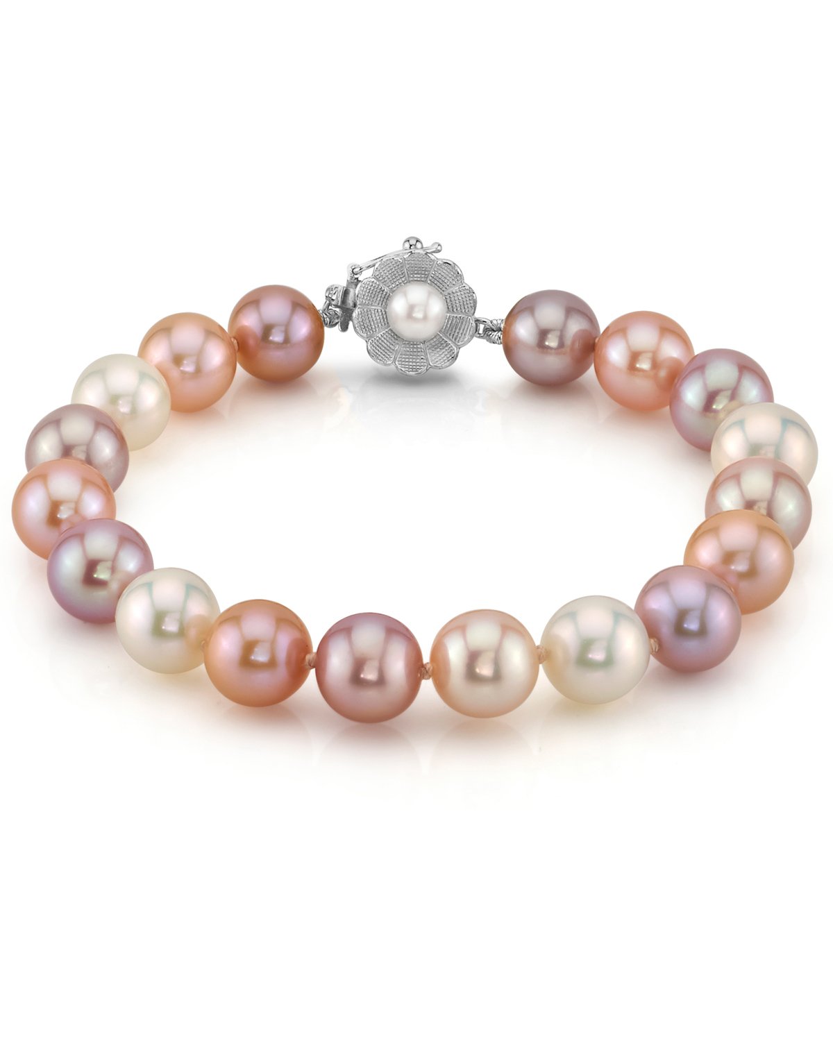 Real Pearl 5 Multi-Strand Bracelet  AAA 5.5-6 mm Cultured Freshwater –  Bourdage Pearls