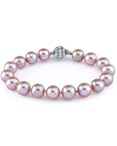 8.5-9.5mm Pink Freshwater Pearl Bracelet - AAAA Quality