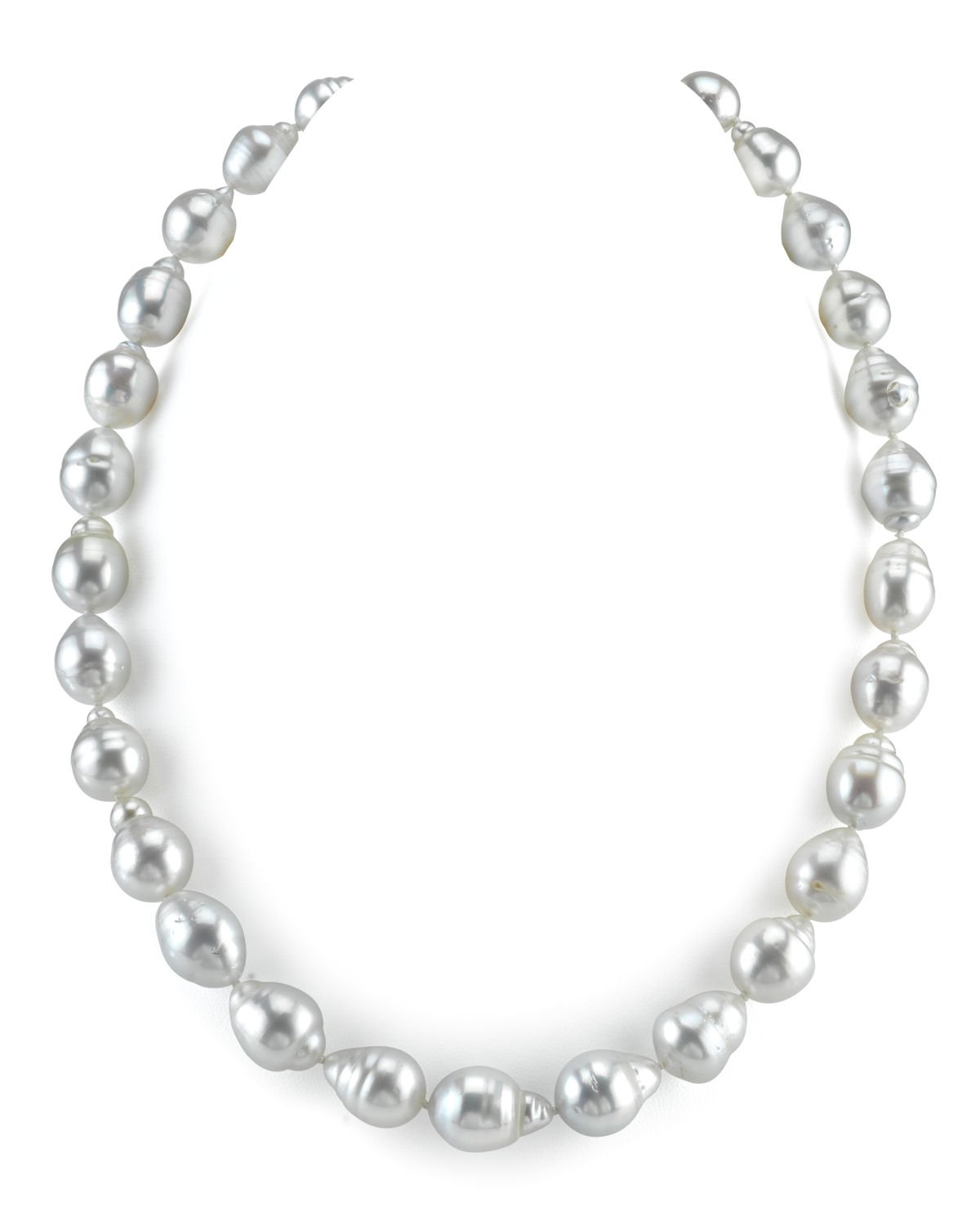 9-11mm White South Sea Baroque Pearl Necklace