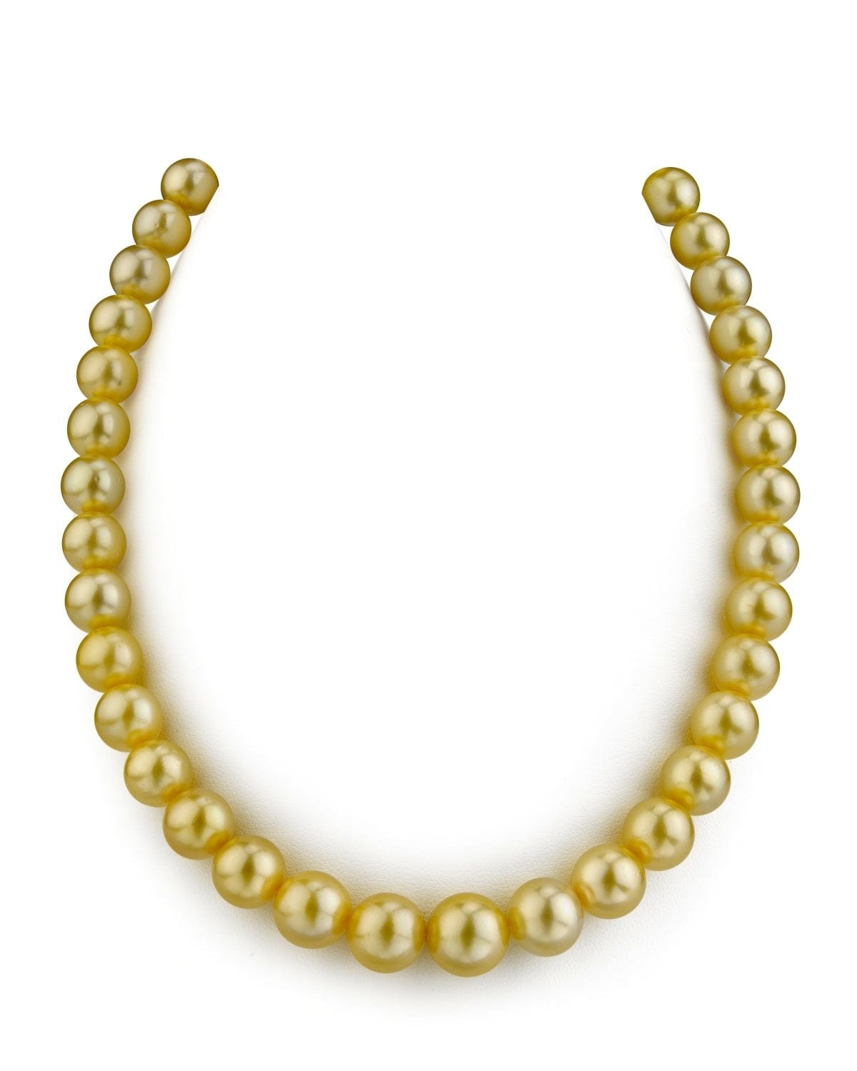 Golden South Sea Pearl Necklace, 9.0-11.0mm - AAA/Gem Quality