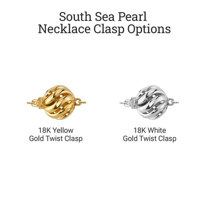 18K Japan gold South sea pearl earring - イヤリング